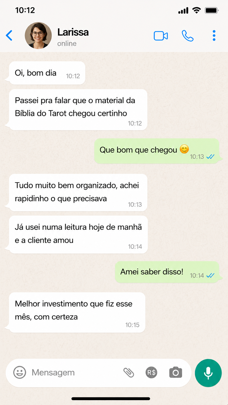 Depoimento Larissa